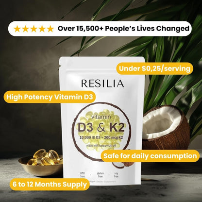 High-Potency Vitamin D3 & K2 Softgels